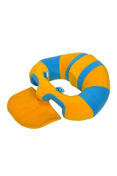 Teknor Yellow Blue Yellow Baby Sitting Support Cushion