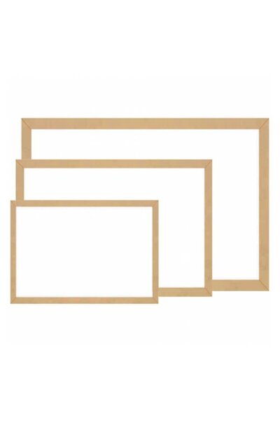HUGOKIRTASİYE Yazı Tahtası 60x90 cm Mdf Çerçeve Beyaz