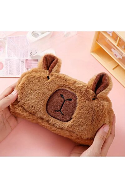 Mucizelerevi Capybara , Kapibara Peluş Çok Fonksiyonlu Geniş Kapasiteli Kanva...