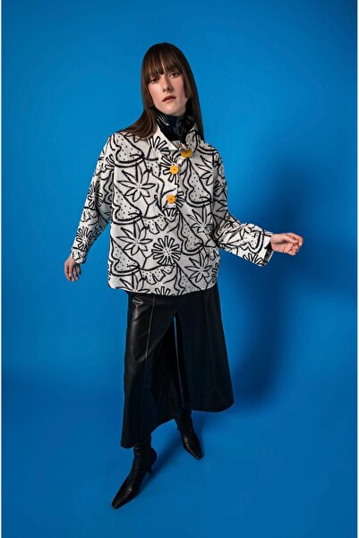 KAMEYA Çiçek Desenli Pamuk Gömlek