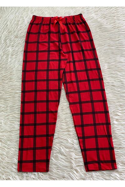 OMODAM Women's Bamboo Milan Fabric Patterned Pajama Bottoms