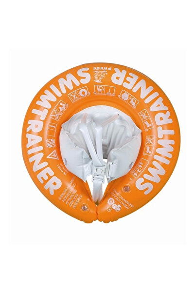 teknotrust Beyaz Swimtrainer Yüzme Simidi Turuncu 2-6 Yaş