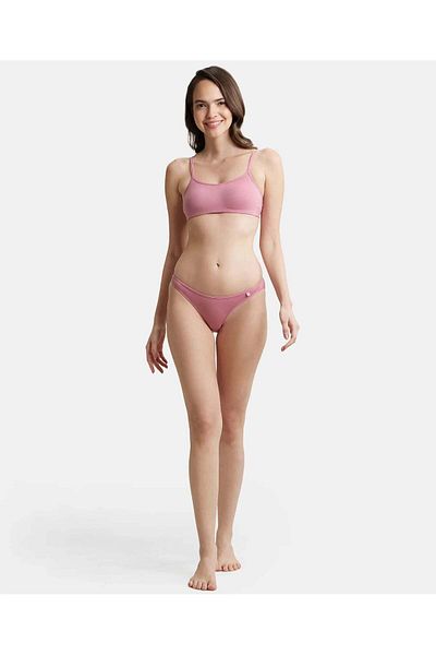 JOCKEY Signature Stretch Bikini SS02-01 Pnk