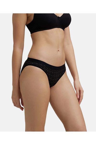 JOCKEY Fashion Stretch Bikini 3002-01 Black