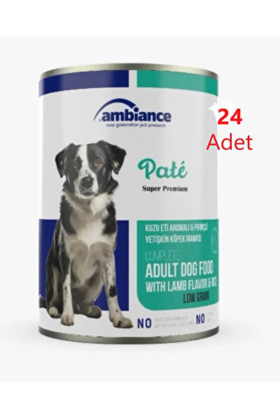 Ambiance Yetıskın Kuzu Etli Ezme Köpek Konserve 415Gr x 24'lü