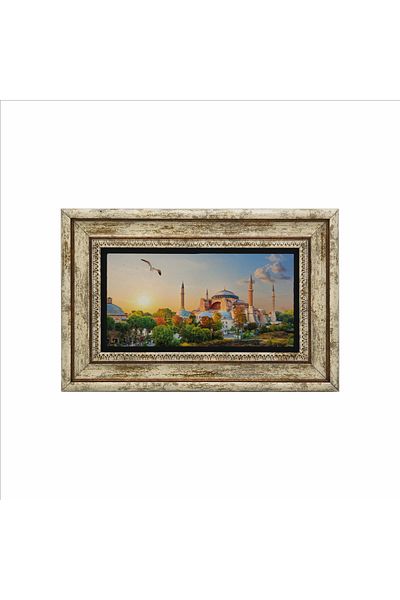 Sadrazam Pictură cu piatră naturală imprimată Hagia Sofia Drt-4