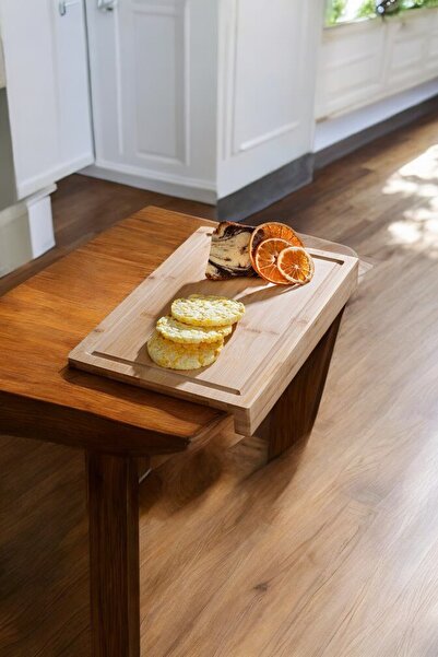 Vadi Bambu Tezgah Üstü Büyük Kesme ve Tahtası 35x24 cm