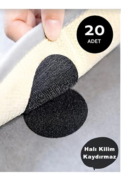 Genel Markalar 20 Adet Halı Kilim Kaydırmaz Kıvrılma Önleyici Halı Kilim Sabi...