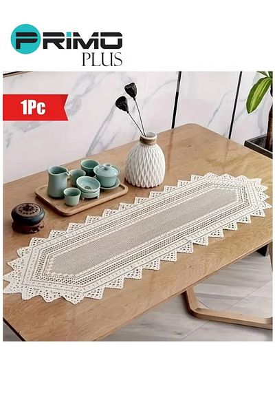 Primo Plus Hollow Lace Table Runner