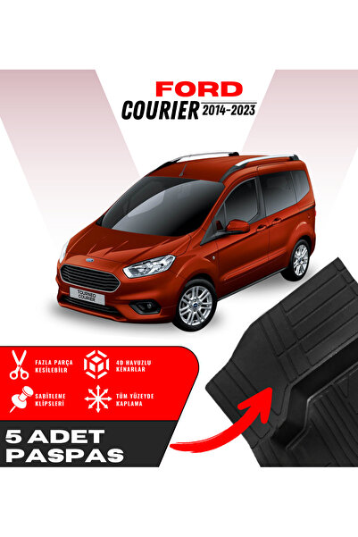 Kingstar Ford Courier 2014-2023 5'li Paspas Seti Yüksek Kalite Kesilebilir Un...