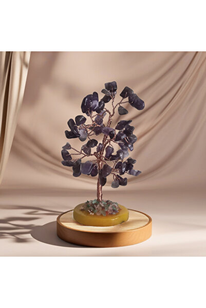 Kaktüs ithalat Ametist Doğal Taş Bonsai Şifa Enerji Ağaç Biblo