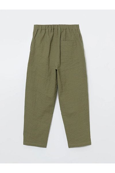 LC Waikiki Lcw Modest Khaki Women's Carrot Cut Pants with Elastic Waist