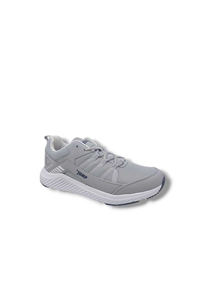 Jump 24865 Unisex Gray Memory Sole Walking Running Sports Shoes