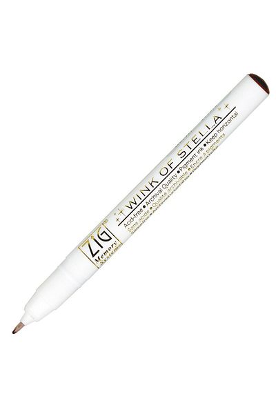 Stabilo Brown Zig Wink Od Stella Glitter Pen