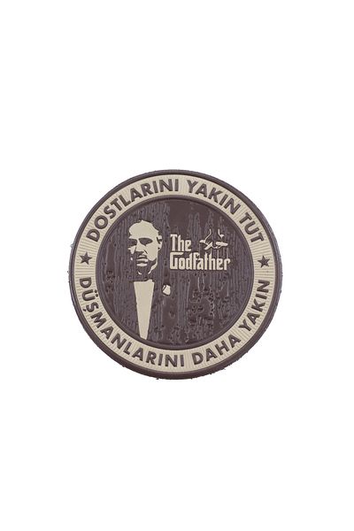 KORDAK The God Father Peç - Patçh Arma 7 cm Păstrați prietenii aproape