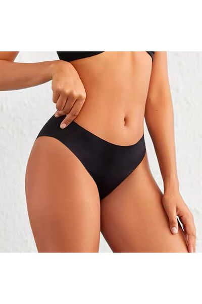 pary underwear Chiloți bikini pentru femei fără sudură tăiați cu laser - 3 bucăți pachet de 3