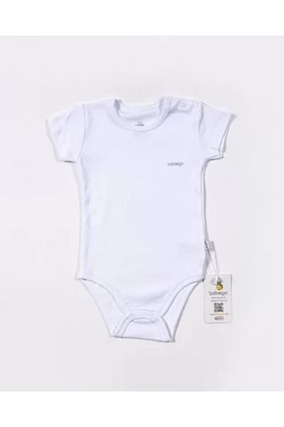 Eng White Basic Short Sleeve Body