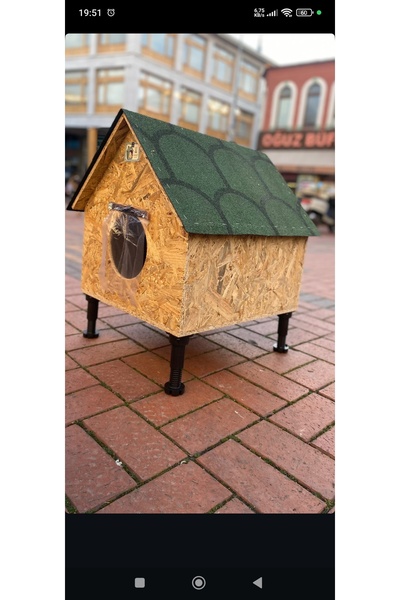 DAYANIKLI VE SU GEÇİRMEZ OSB KEDİ EVİ 🐱🏡