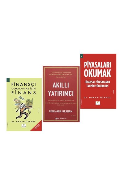Scala Yayıncılık FINANSCI OLMAYANLAR ICIN FINANS+AKILLI YATIRIMCI+PIYASALARI OKUMAK=3 SET