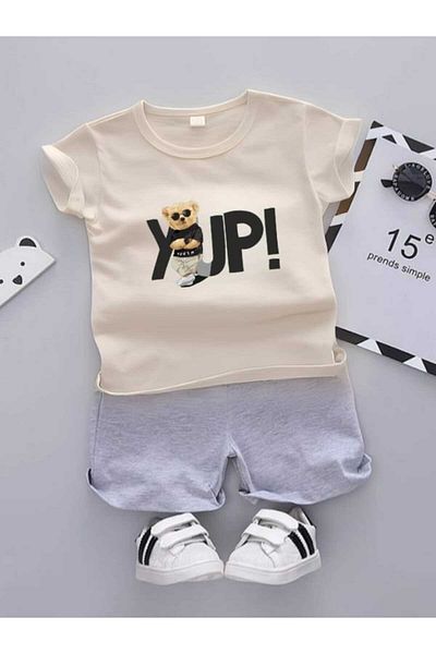 DOCE ELEGANTE Yupi Printed Yalik Children's Suit