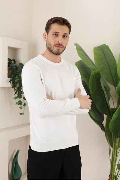 İDS COLLECTİON Erkek Bisiklet yaka Balıkçı Triko Kazak