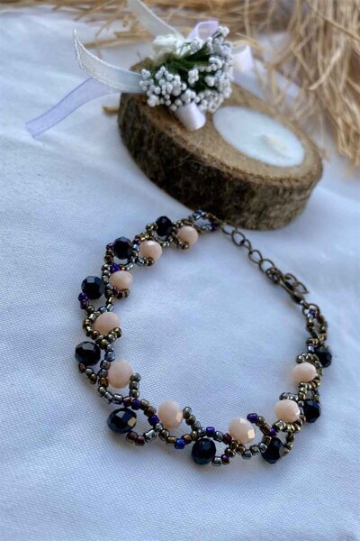 İstangül Butik سوار كريستال محبوك