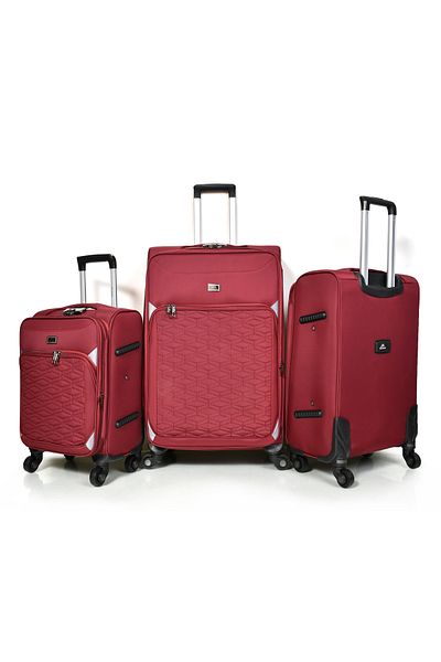 MORANO Morano 3 Pieces Canvas Luggage Set 28/24/20 Inch