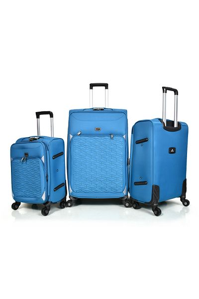 MORANO Morano 3 Pieces Canvas Luggage Set 28/24/20 Inch