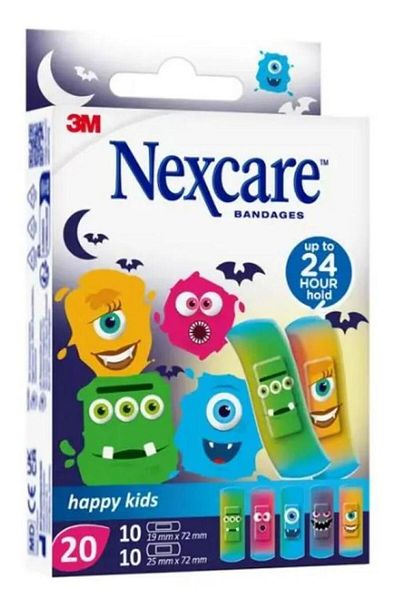 Nexcare MONSTER 20 ASSORTED