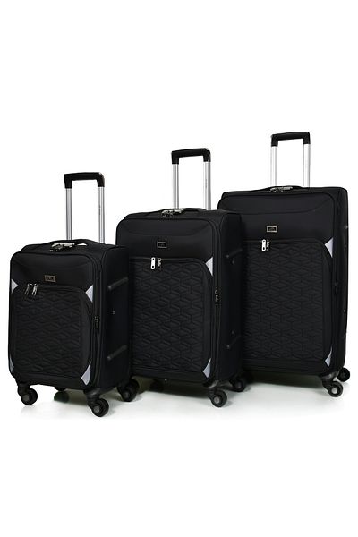 MORANO Morano 3 Pieces Canvas Luggage Set 28/24/20 Inch