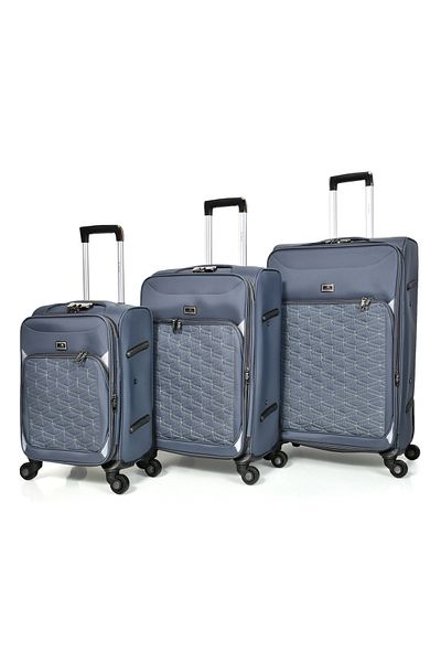 MORANO Morano 3 Pieces Canvas Luggage Set 28/24/20 Inch