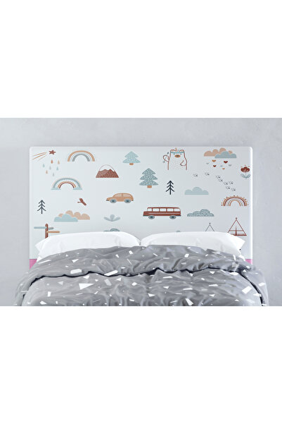 Şen Dekorasyon İskandinav  Baza Başlık Kılıfı