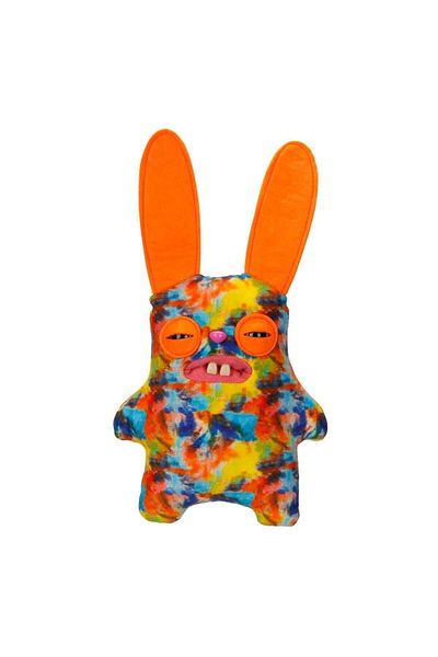TOYFEST Fuggler Laboratory Misfits Series 1 Funny Ugly Monster Plush - 23 سم - أرنب جريء