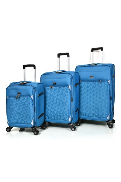 MORANO Morano 3 Pieces Canvas Luggage Set 28/24/20 Inch