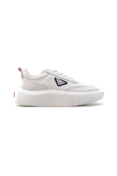YAŞAR KAŞLI Yaşar Kaşlı Men's Genuine Leather Sneaker Casual Shoes (40-44) 24Y Ykö-19551 m Light Gray