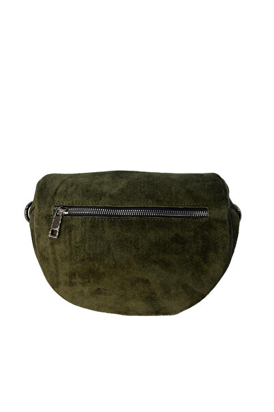 HBS Bag Khaki 100% Real Leather Waist Bag (Bady Bag)