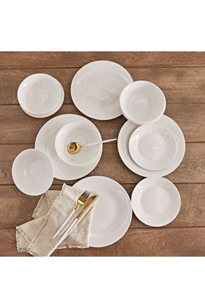 Home Box طقم عشاء أساسي مكون من 12 قطعة - يكفي 4 أشخاص