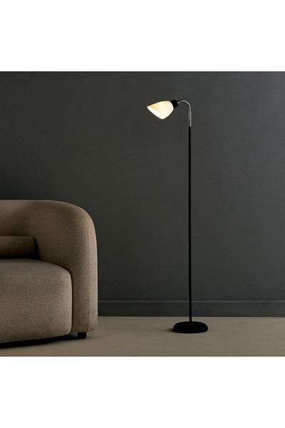 Home Box Keith E27 Metal Floor Lamp with Shade 22x145 cm