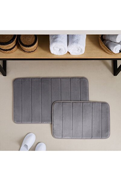 Home Box Snug 2-Piece Memory Foam Bathmat Set