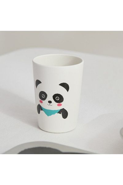 Home Box Panda 5-Piece Bamboo Dinner Set