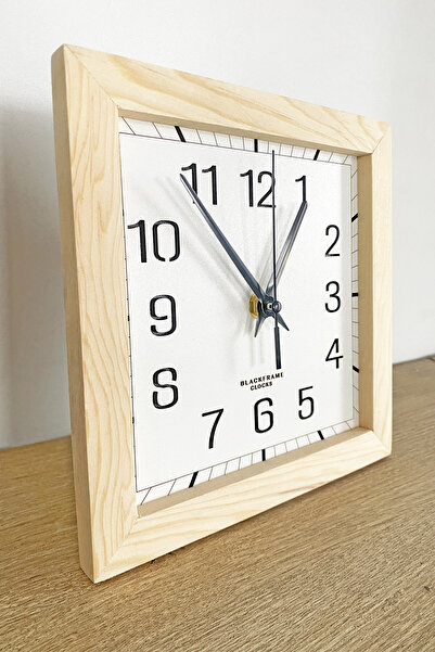 Blackframe MODERN WOOD MASA SAATİ 20CM
