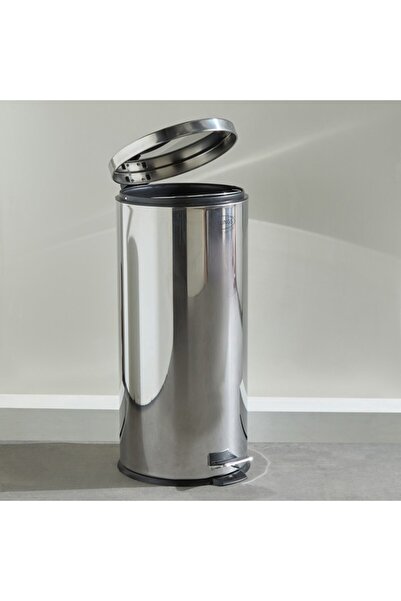 Home Box Tamara Mirror Finish Steel Pedal Dustbin 30 L