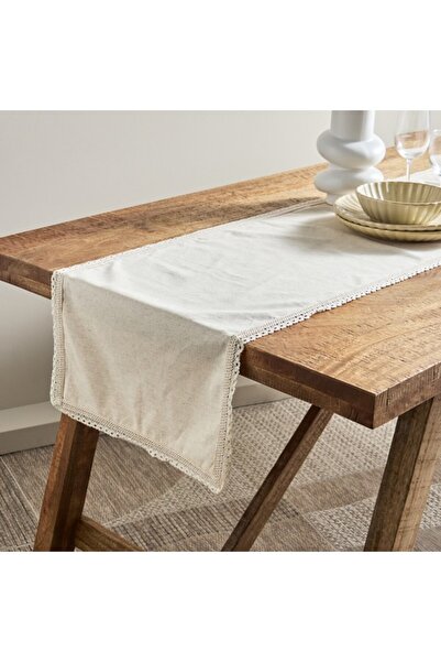 Home Box Naturio Lace Table Runner 40x180 cm