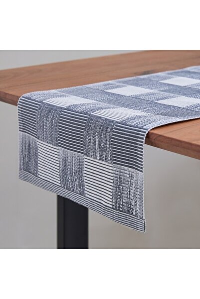 Home Box Chequre Runner 33x120 cm