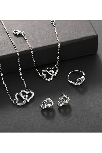 OzzTakı Our Hearts Are One Jewelry Set