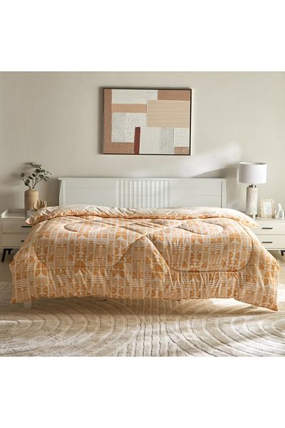 Home Box لحاف ماتريكس كورال مايكروفايبر مقاس كوين 200×240 سم