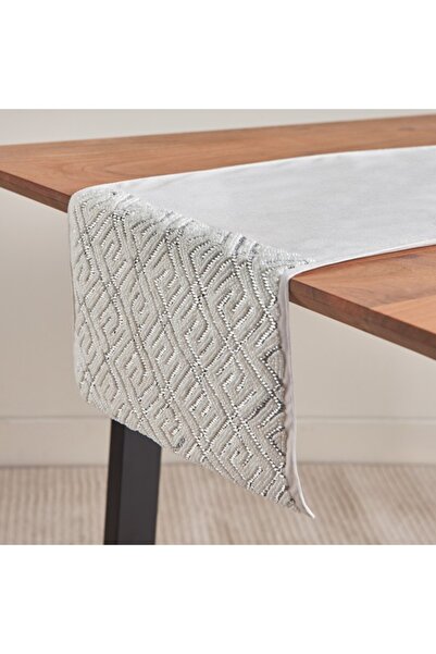 Home Box Glitz Beaded Table Runner 33x120 cm
