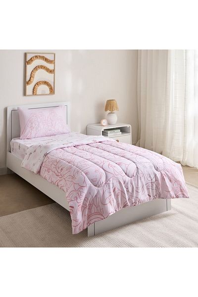 Home Box Princess Pretty Faces 2-Piece Single Comforter Set 135x220 cm