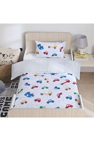 Home Box طقم لحاف للأطفال من جيرهيد دريفت مكون من قطعتين مقاس 100×140 سم