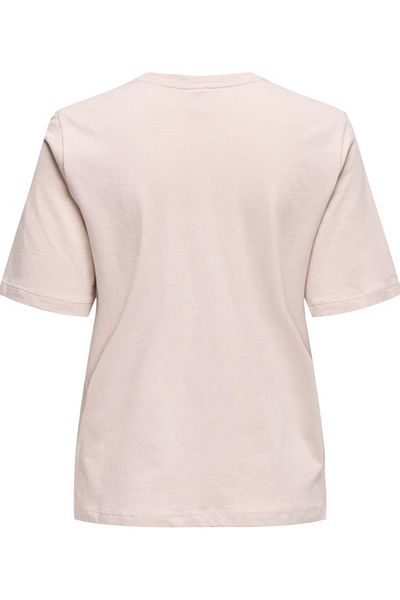 ONLY Onlmoody Life S/S Word Top Box Jrs Powder